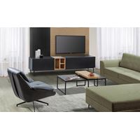 מזנון מעוצב לסלון וציפוי פורניר דגם ניר LEONARDO