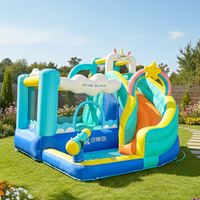 מתקן מתנפח עם מגלשה דגם Doctor Dolphin DD-73056T