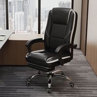 כיסא מנהלים עם הדום דגם מנהטן