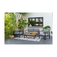 מערכת ישיבה מאלומיניום דגם באונטי מבית כתר