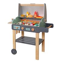 עמדת גריל מעץ לילדים