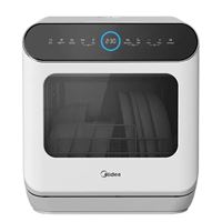 מדיח כלים קומפקטי על השיש דגם MIDEA WQP4-W2605 לבן