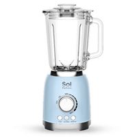 בלנדר זכוכית 1.5 ליטר דגם SL-7603 סול SOL צבע כחול