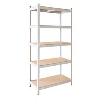 כוננית מתכת עם 5 מדפים צבע לבן מבית ARPO