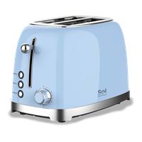 מצנם 2 פרוסות דגם SL-7204 סול SOL תכלת