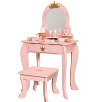 שידת איפור מעץ לילדים דגם דר BIGALE