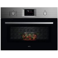 מיקרוגל בנוי משולב גריל AEG ACM51401M נירוסטה