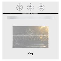 תנור בנוי מכני 59 ליטר דגם KBO60GW קינג KING לבן