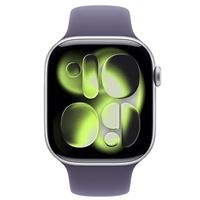 שעון Apple 11 Cell 42mm Silver + Purple band M/L