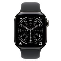שעון Apple 11 Cell 42mm Titan + Black Band M/L