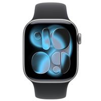 שעון Apple 11 Cell 46mm Grey.Alu + Black Band S/M