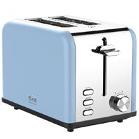 מצנם יוקרתי 2 פרוסות דגם SOL SL-7507 סול תכלת