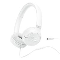 אוזניות קשת חוטיות JBL TUNE 530 TYPE C לבן