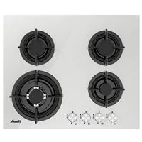 כיריים גז 4 להבות 60 ס"מ SAUTER SHG318W לבנה