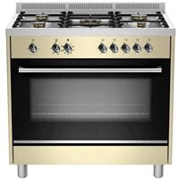 תנור משולב כיריים גז 90 ס"מ SAUTER SOC9070CR קרם