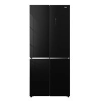 מקרר 4 דלתות 521 ליטר TCL C635CDBG זכוכית שחורה