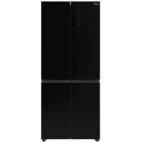 מקרר 4 דלתות 507 ליטר KING KBCD5520BG זכוכית שחורה