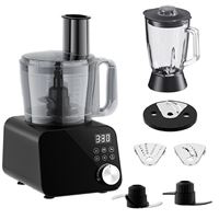 מעבד מזון 1000W דיגיטלי דגם HEMILTON HEM-2126 שחור