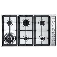 כיריים גז 90 ס"מ 6 להבות DELONGHI DGH3390CX