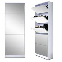 ארון נעליים כולל מראה ענקית