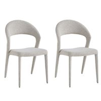 זוג כיסאות מעוצבים לפינת אוכל דגם קלרה HOME DECOR