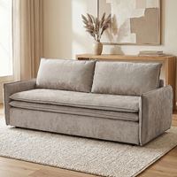 ספה מעוצבת נפתחת למיטה זוגית דרים מוקה HOME DECOR