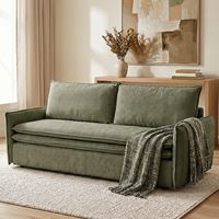 ספה מעוצבת נפתחת למיטה זוגית דרים ירוק HOME DECOR