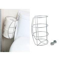 מתקן לאחסנת 2-3 גלילי נייר טואלט צמוד לשירותים