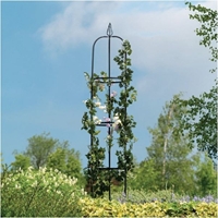 אובליסק לתמיכת צמחים מטפסים לעיצוב הגינה