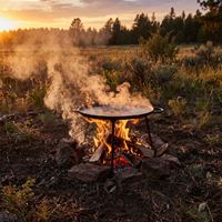 מחבת פלנצ'ת מדורה מברזל יצוק AUSTRALIA CAMP