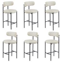 סט 6 כיסאות בר דגם טומי בר LEONARDO