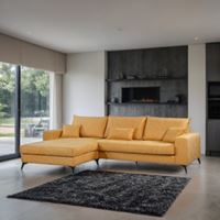 סלון פינתי שזלונג דגם איילה LEONARDO