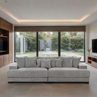 ספת סלון מעץ מלא ורגלי עץ דגם סול LEONARDO