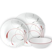 סט צלחות 18 חלקים ל-6 סועדים מסדרת Splendor Vive