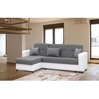 סלון פינתי שזלונג בד נפתח למיטה LEONARDO