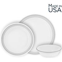 סט צלחות 12 חלקים ל 4 סועדים מסדרת livingware