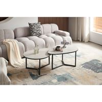 זוג שולחנות קפה דגם SASI מבית HOMAX