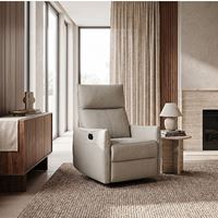 כורסת טלוויזיה מעור+מנגנון נדנדוד דיאנה HOME DECOR