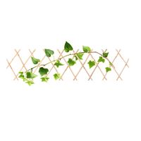 גדר במבוק נפתחת לתמיכה וטיפוס צמחים דגם 83661