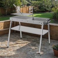 מנגל פחמים מנירוסטה מחוזקת מבית AUSTRALIA CHEF