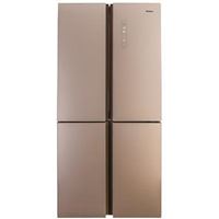 מקרר 4 דלתות בנפח 447 ליטר זכוכית זהב HRF457G