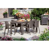 סט ריהוט גן פינת אוכל מעוצב וייחודי מבית KETER