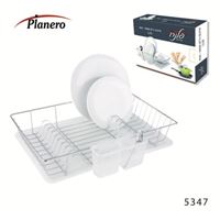 מייבש כלים לוקס שטוח + מגש