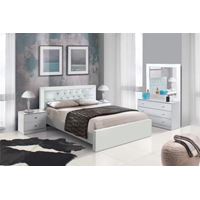 חדר שינה מושלם בשילוב של לבן דגם ספארק