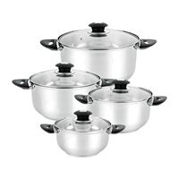 סט סירים 8 חלקים קוברה 2/2.7/3.6/4.7ל' נירוסטה