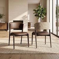 זוג כיסאות מעוצבים לפינת אוכל דגם קינדר HOME DECOR
