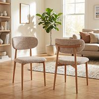 זוג כיסאות מעוצבים לפינת אוכל דגם נובל HOME DECOR