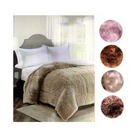 שמיכת כבש יוקרתית ונעימה זוגית בגודל 200X220 ס"מ