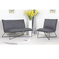 סט המתנה למשרדים, ספה וכורסא מרופדים