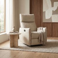 כורסת טלוויזיה מעור+מנגנון נדנוד דיאנה HOME DECOR
